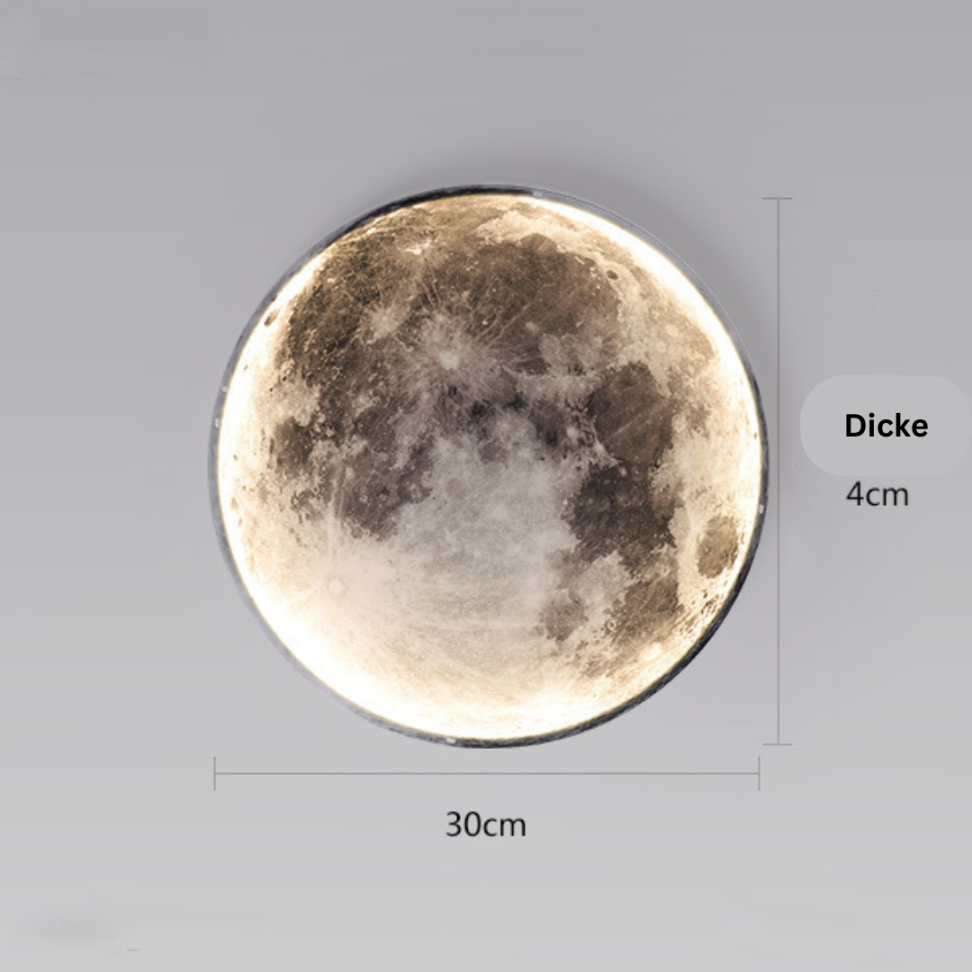 Moderne Mond Wandlampe 🌙 – Stilvolle Beleuchtung für dein Zuhause